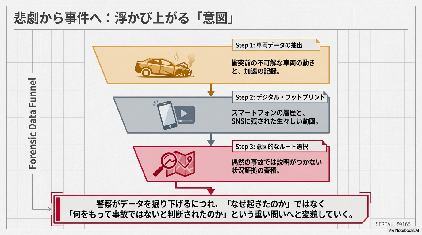 テンポ、怖さ、重さ、一気見度、家族との観やすさ、ながら見適性をメーターで示したダッシュボードスライド。95分間途切れない緊張感や、圧倒的な現実の重圧といった評価内容がまとめられている。
